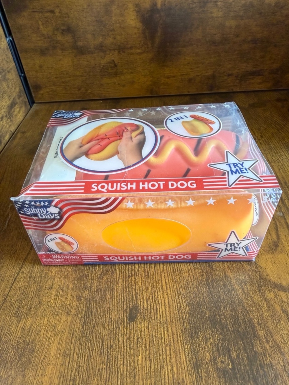 Sunny Days 2-in-1 Jumbo Hot Dog Squishy – Viral Sensory Toy